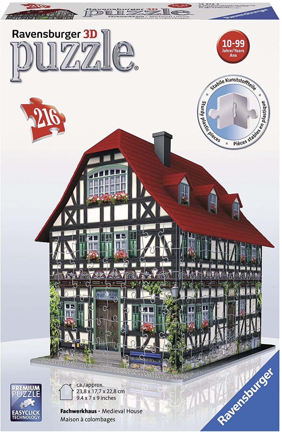 Puzzle 3d maison alsacienne