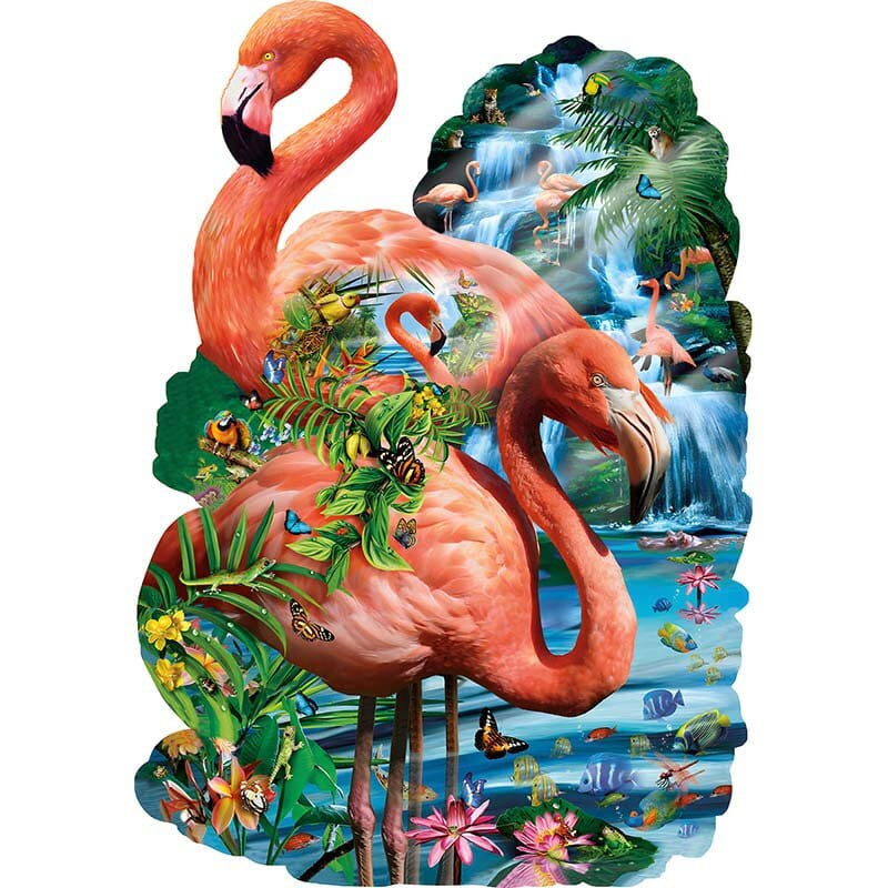 Puzze flamant rose