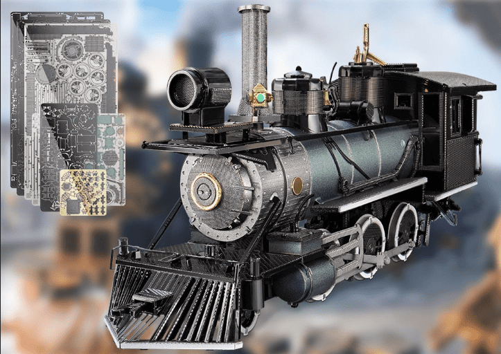 Puzzle 3d locomotive