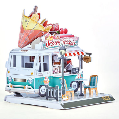 Puzzle 3d food truck