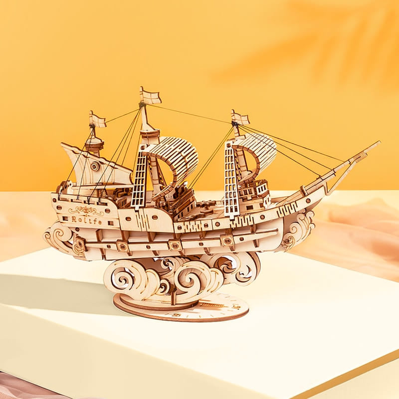 Puzzle 3d vintage ship