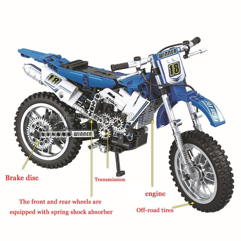 Puzzle 3d moto cross