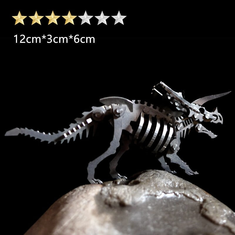 Puzzle 3d triceratops