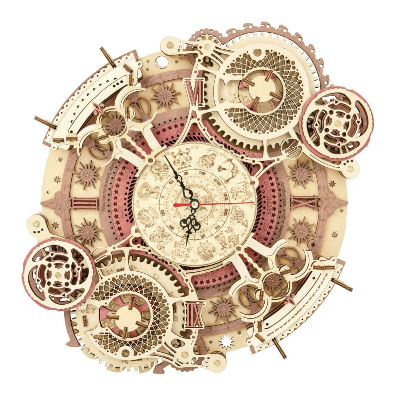 Puzzle 3d bois horloge