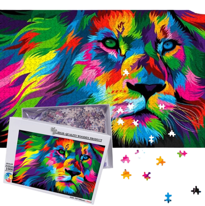 Puzzle lion 1500 pieces