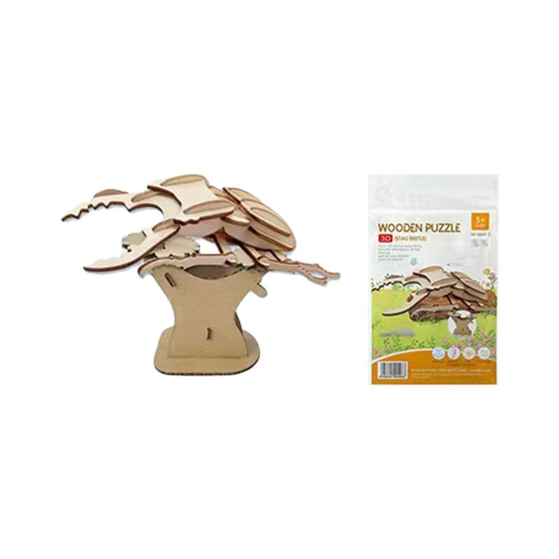 Puzzle 3d bois insecte