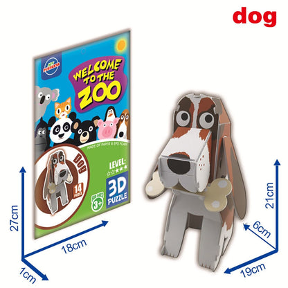 Puzzle animaux en carton