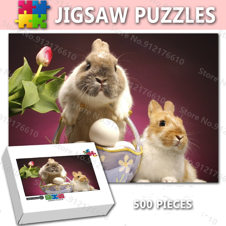 Puzzle 500 pièces lapin