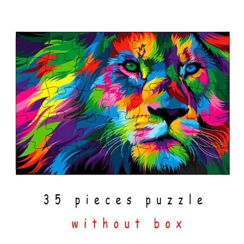 Puzzle animaux coloré