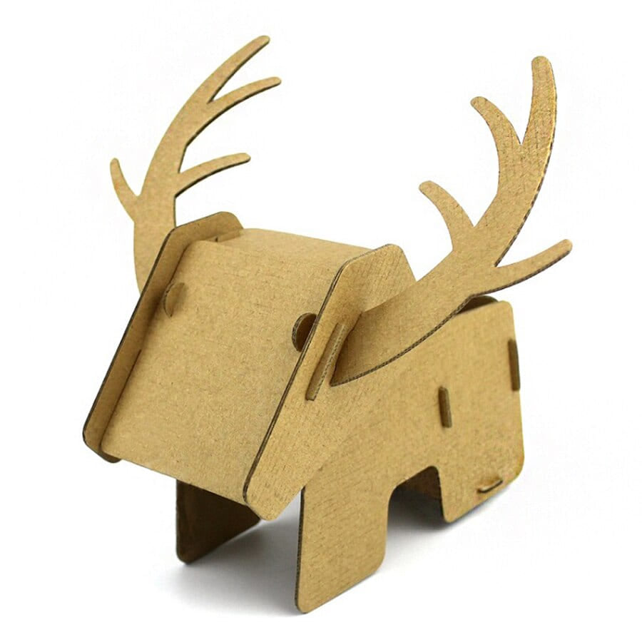 Puzzle cerf entier carton 3d