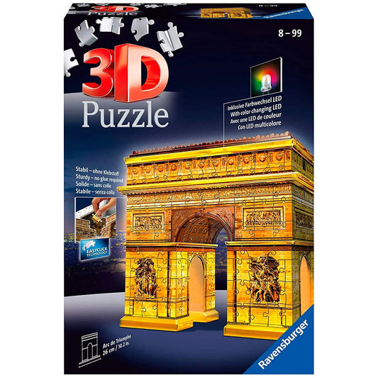 Puzzle 3d arc de triomphe illuminé