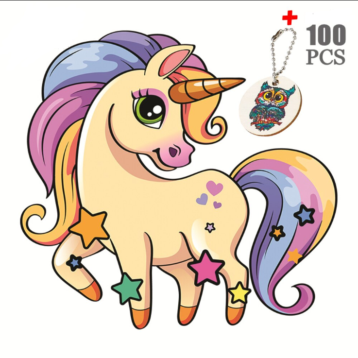 Puzzle licorne 5 ans