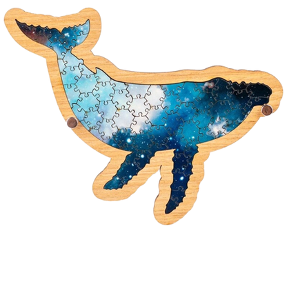 Puzzle en bois baleine