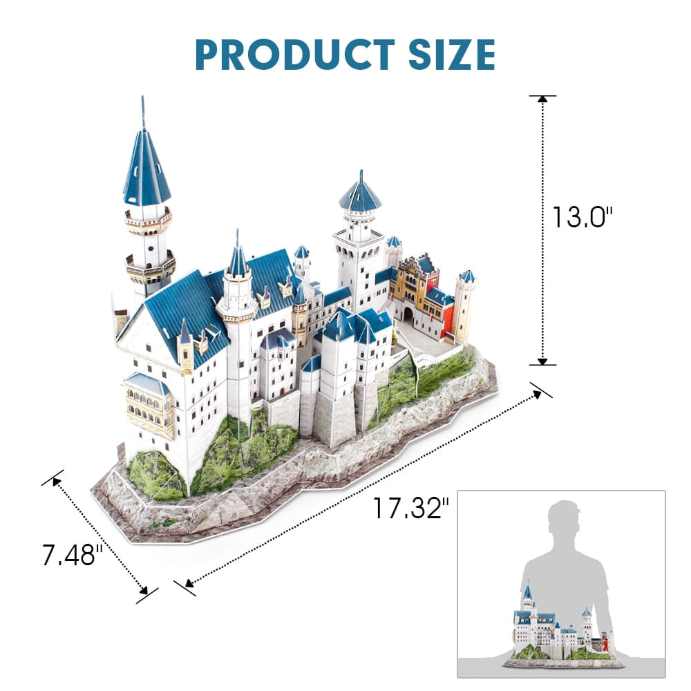 3d chateau allemagne puzzle