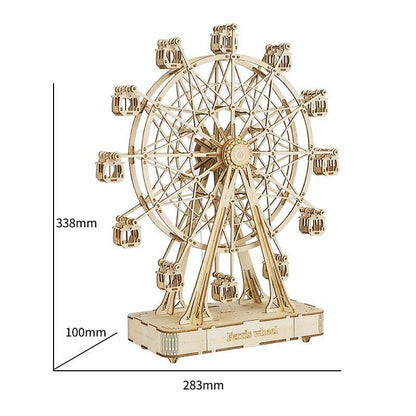 Puzzle bois grande roue 3d