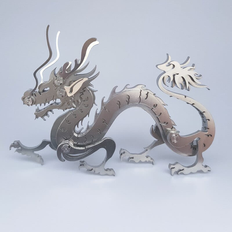 Puzzle 3d metal dragon