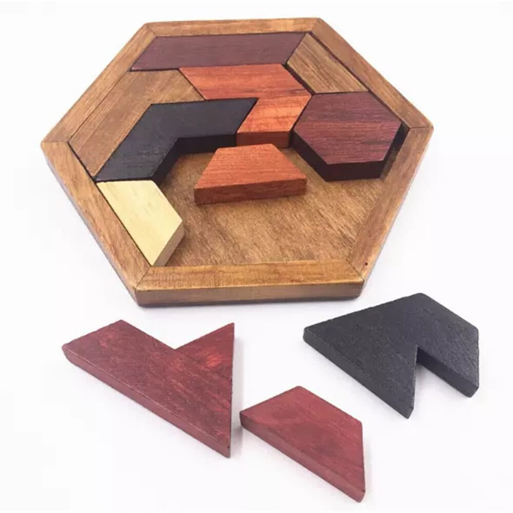 Puzzle 3d hexagon