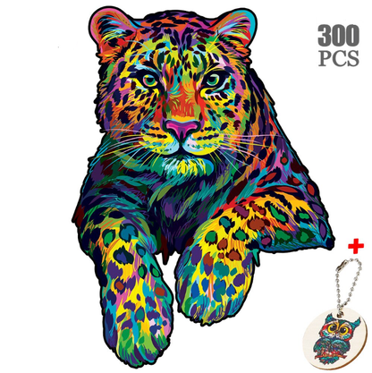 Puzzle multicolore 300 pieces jaguar