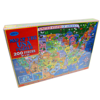 Puzzle carte usa