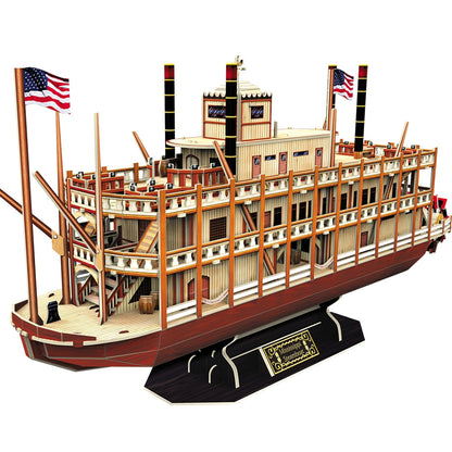 3d puzzle mississippi steamboat