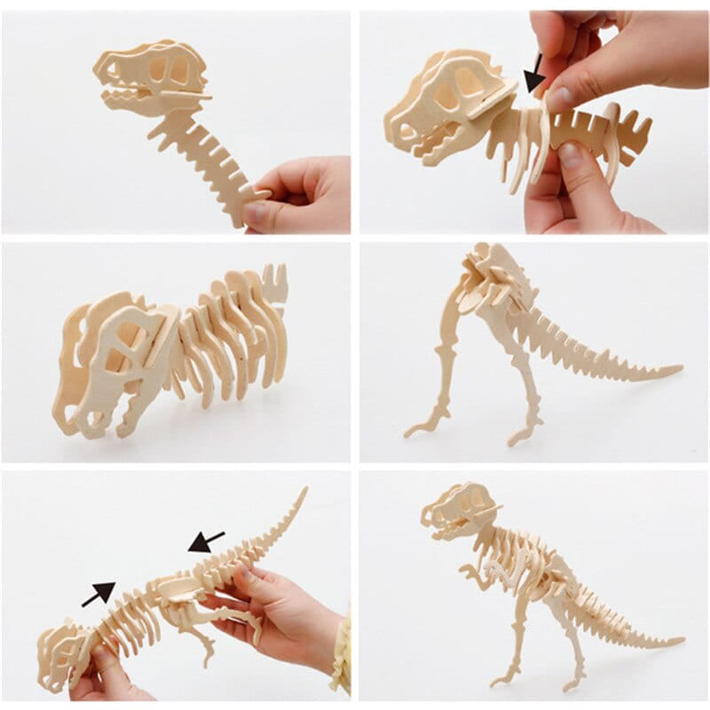 Puzzle 3d dino