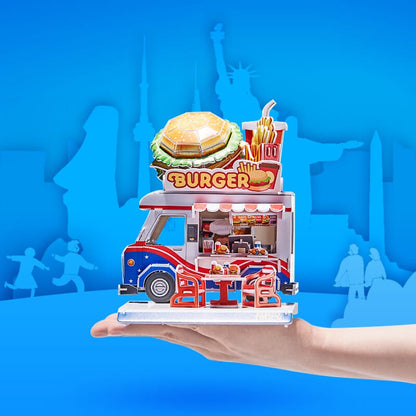 Puzzle 3d food truck