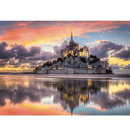 Puzzle 1000 pièces mont saint michel