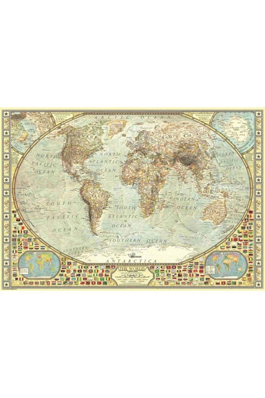 Puzzle 2000 pièces carte du monde