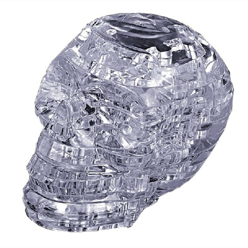 Puzzle 3d crystal skull