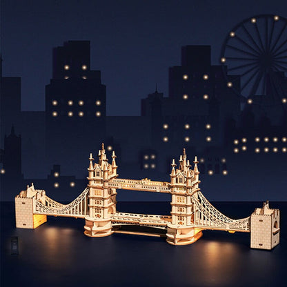 Puzzle 3d tower bridge lumineux