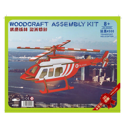 Puzzle 3d helicopter