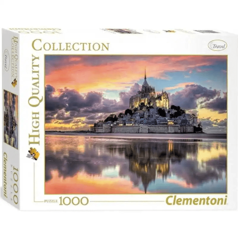 Puzzle 1000 pièces mont saint michel