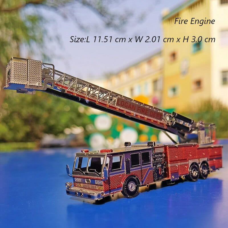 Puzzle camion pompier 3d