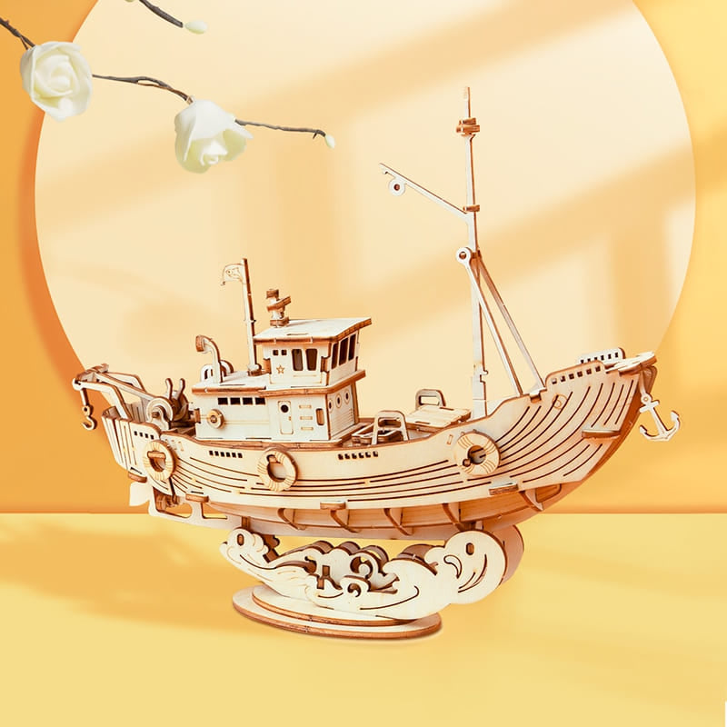 Puzzle 3d vintage ship