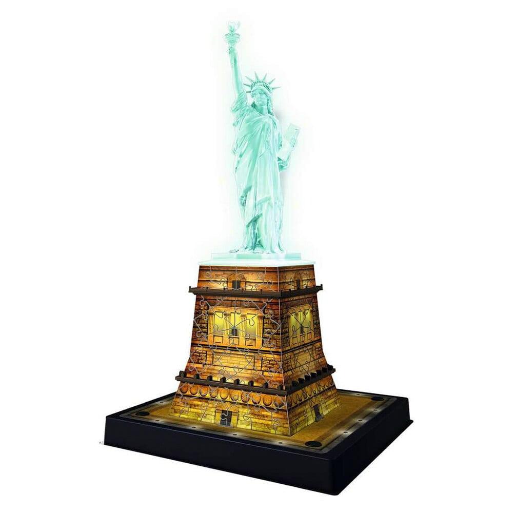 Puzzle 3d statue de la liberté lumineux