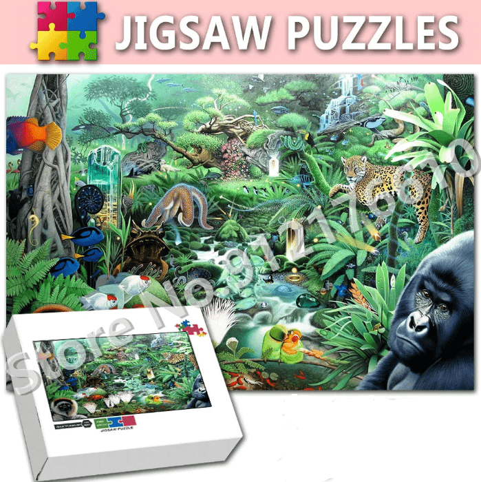 Puzzle 1000 pieces jungle