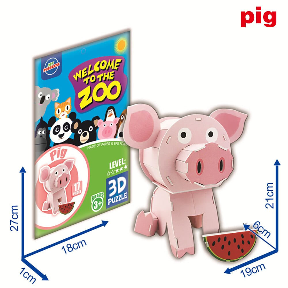 Puzzle animaux en carton