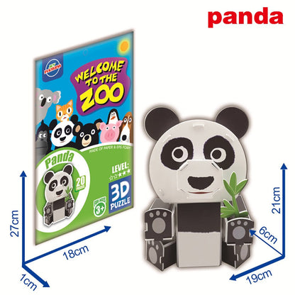 Puzzle animaux en carton