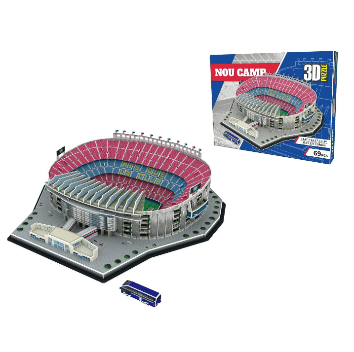 puzzle 3d stadium camp nou