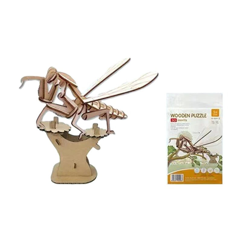 Puzzle 3d bois insecte