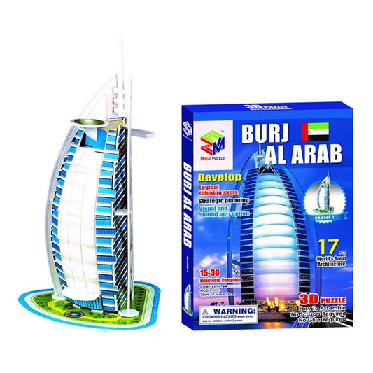 Puzzle 3d burj al arab