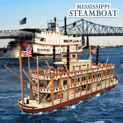 3d mississippi steamboat puzzle