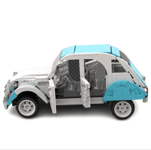 Puzzle 3d voiture 2cv