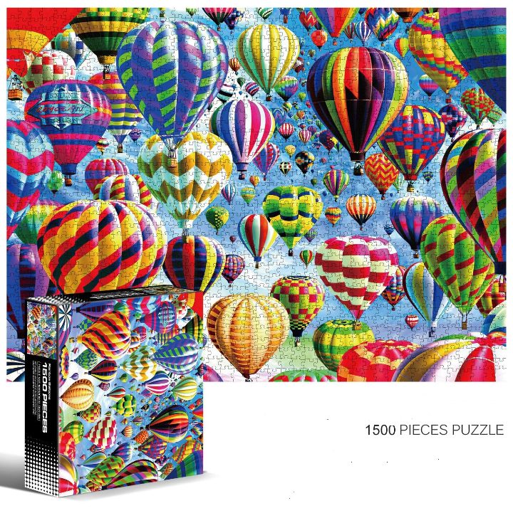 Puzzle 1500 pièces montgolfière