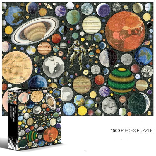 Puzzle 1500 pièces planet