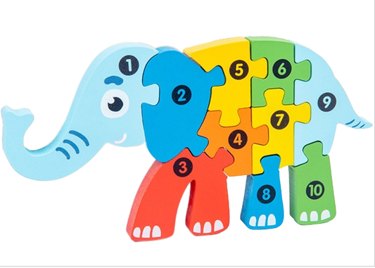 Puzzle enfant elephant