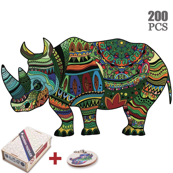 Puzzle mandala animaux