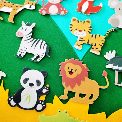 Puzzle géant animaux