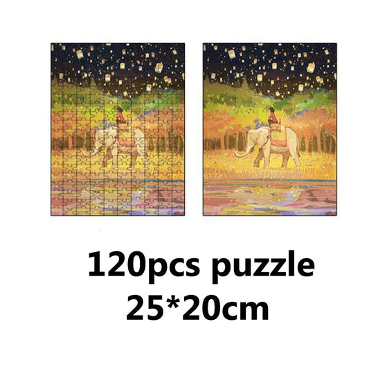 Puzzle 100 pièces elephant