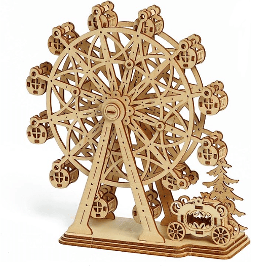 Puzzle 3d grande roue en bois